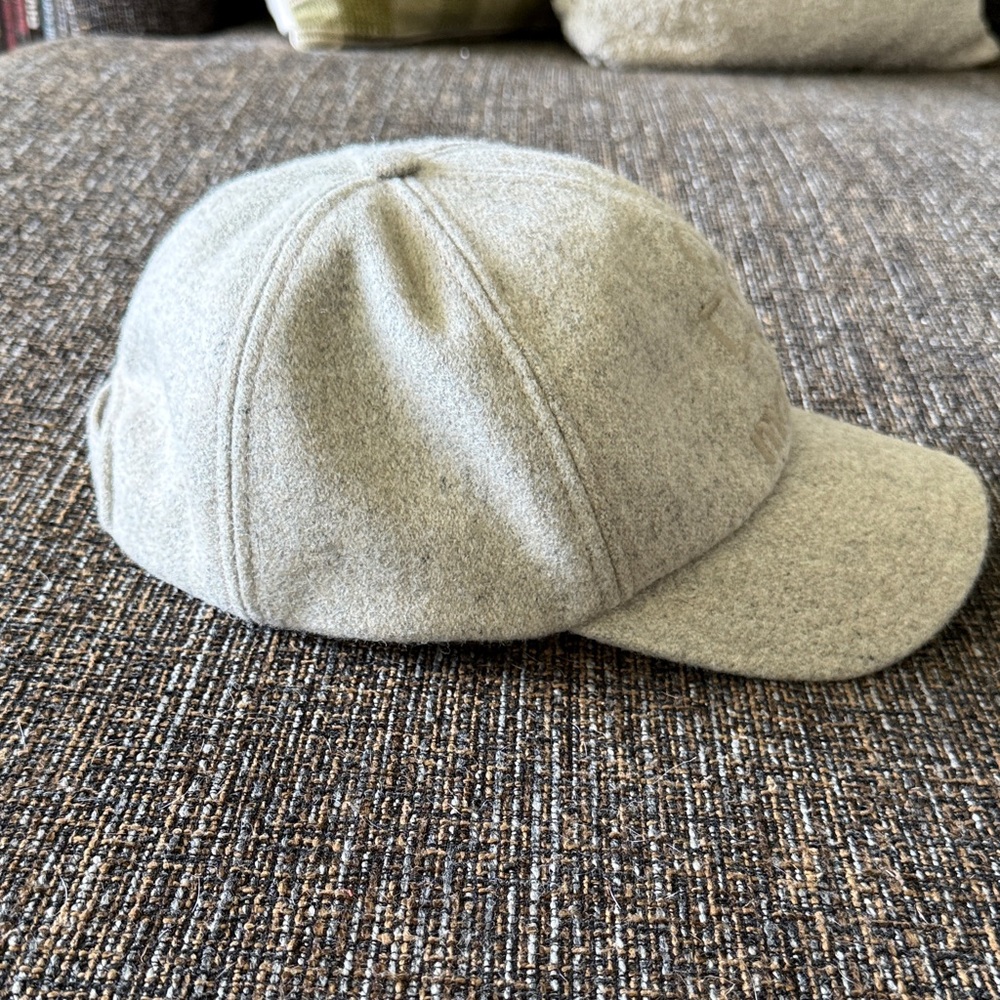 Isabel Marant Light Gray Wool Cap - Picture 6 of 7
